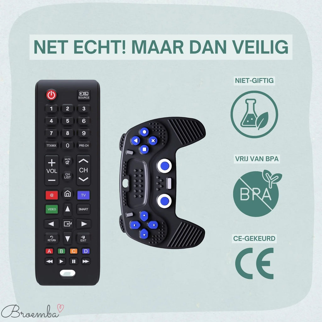 Broemba baby afstandsbediening en controller Rome in zwart