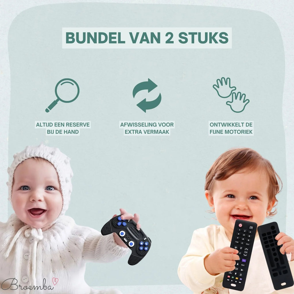 Broemba baby afstandsbediening en controller Rome in zwart