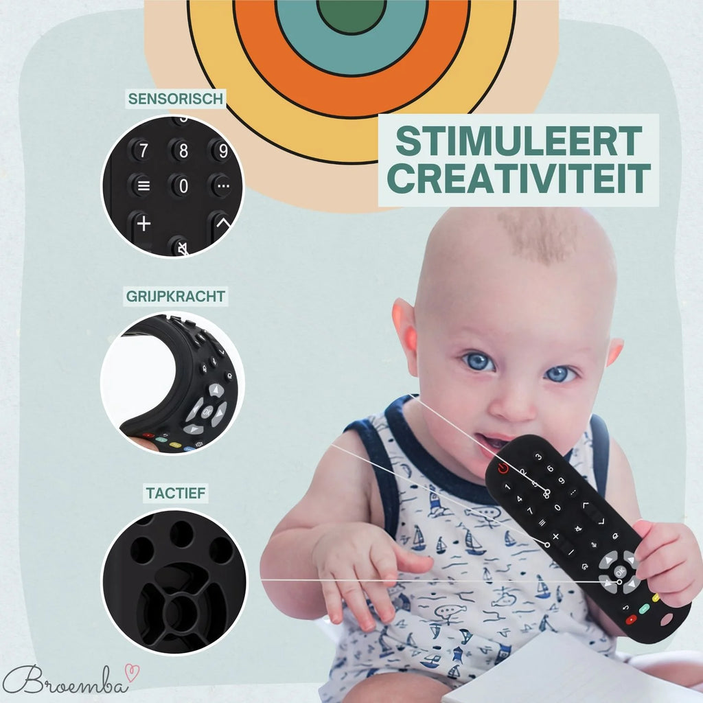 Broemba baby afstandsbediening Bern in zwart