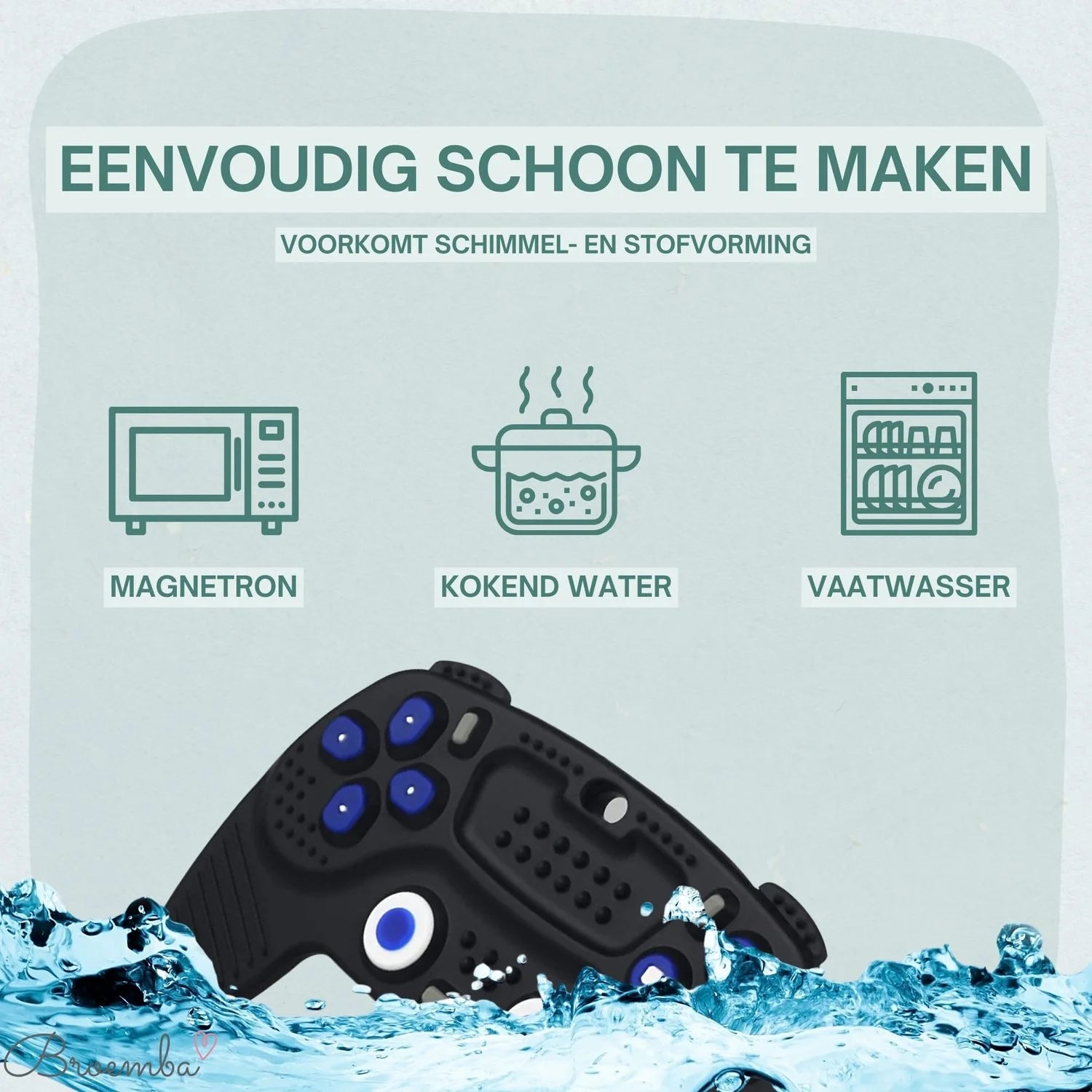 Broemba baby controller Oslo in zwart