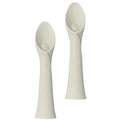 Broemba 2 baby oefenlepels met zuignap in beige